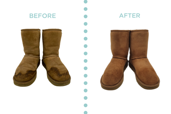 Uggs before after